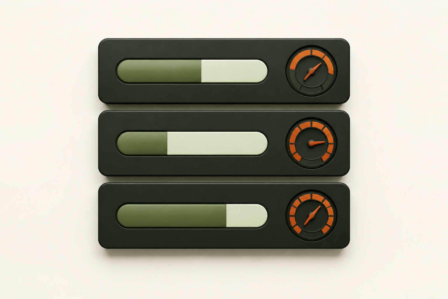 Illustration of remaining-allowance meters